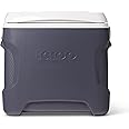 Igloo 28 Quart Iceless Thermoelectric 12 Volt Portable Ice Chest Beverage Cooler, Silver
