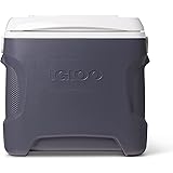 Igloo 28 Quart Iceless Thermoelectric 12 Volt Portable Ice Chest Beverage Cooler, Silver