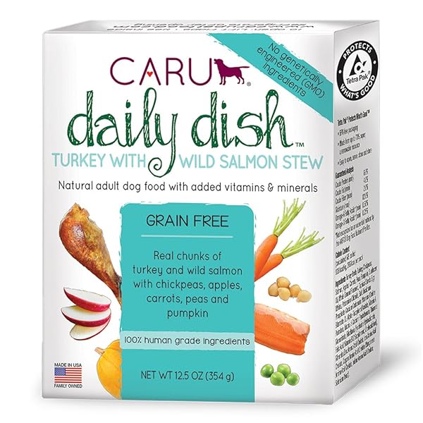 CARU DAILY DISH TURKEY WITH WILD SALMON STEW,...