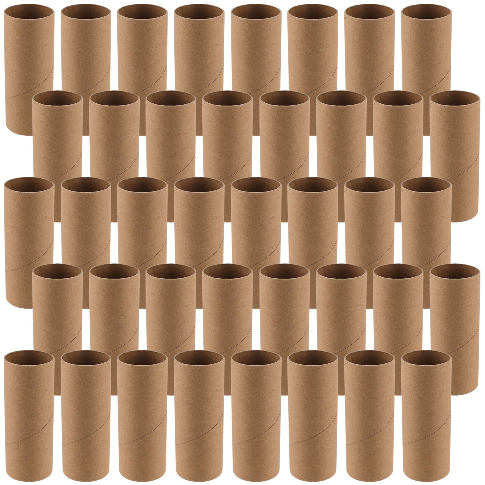 YUENPUN 40PCS Cardboard Tubes Bulk,10 x 4cm Brown Kraft Paper Tubes,1.5 x 4 inch Hollow Cardboard Tubes for Craft DIY Art Handmade Projects