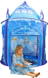 WillingHeart Princess Ice Castle Play Tent Girls Kids Pop Up Indoor Outdoor