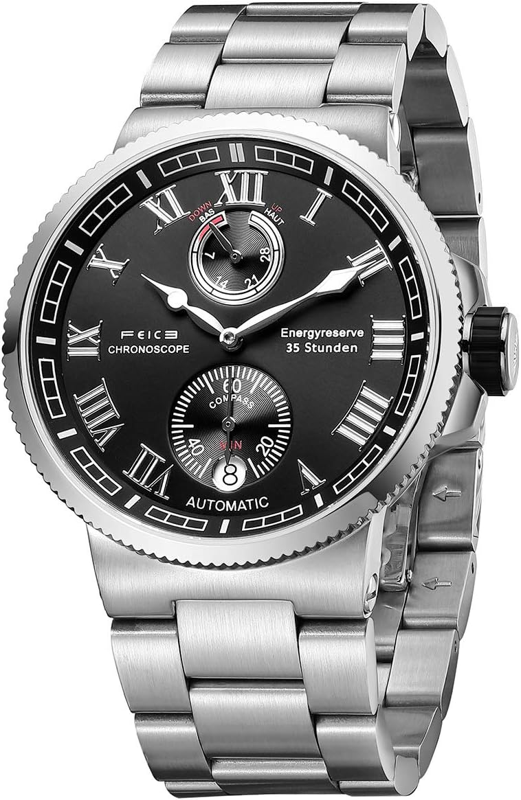 FEICE Men's Automatic Watch Mechanical Analog Waterproof Wrist Watches Sapphire Sport Swimming Mens Watch Timepiece Casual Dress Watches for Men -FM1405
