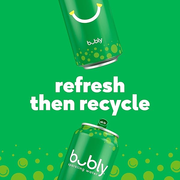 BUBLY SPARKLING WATER, THE SUPER MARIO GALAXY MOVIE LIME, ZERO SUGAR & ZERO CALORIES, 12 FL OZ CANS (PACK OF 8), PACKAGING MAY VARY