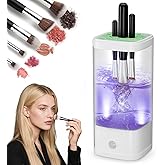 Electric Makeup Brush Cleaner -7000 RPM Plug-In Automatic Brush & Sponge Cleaning Machine with Fast Dry Function - IP65 Waterproof Makeup Brush Cleaner