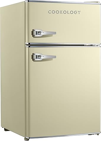 Cookology Retro86 1950 S Undercounter Fridge Freezer 50cm Wide