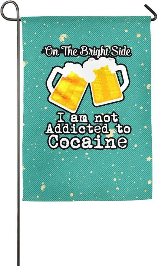 Amazon.com : LOOK ON THE BRIGHT SIDE Garden Flags Printed Flag