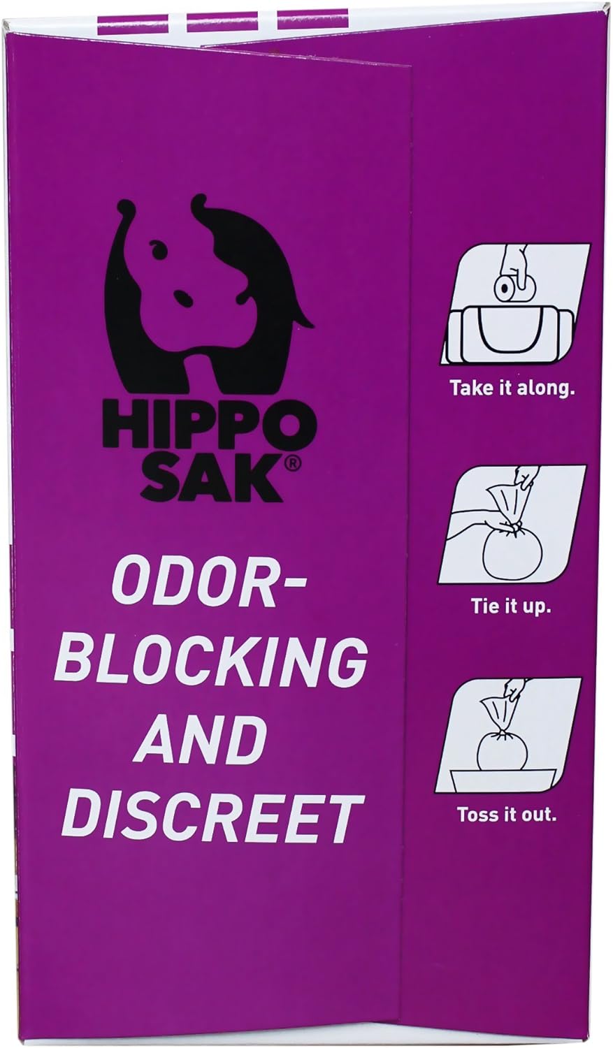 Hippo Sak Incontinence Undergarment Disposal Bags (375 Count): Health & Personal Care