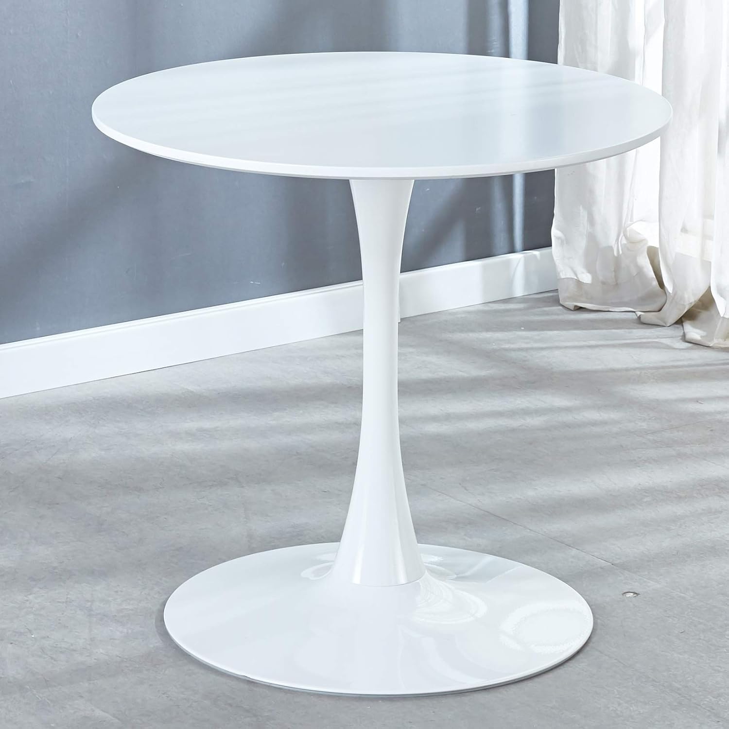 Amazon.com - White Round Dining Table, Modern Tulip Dining ...