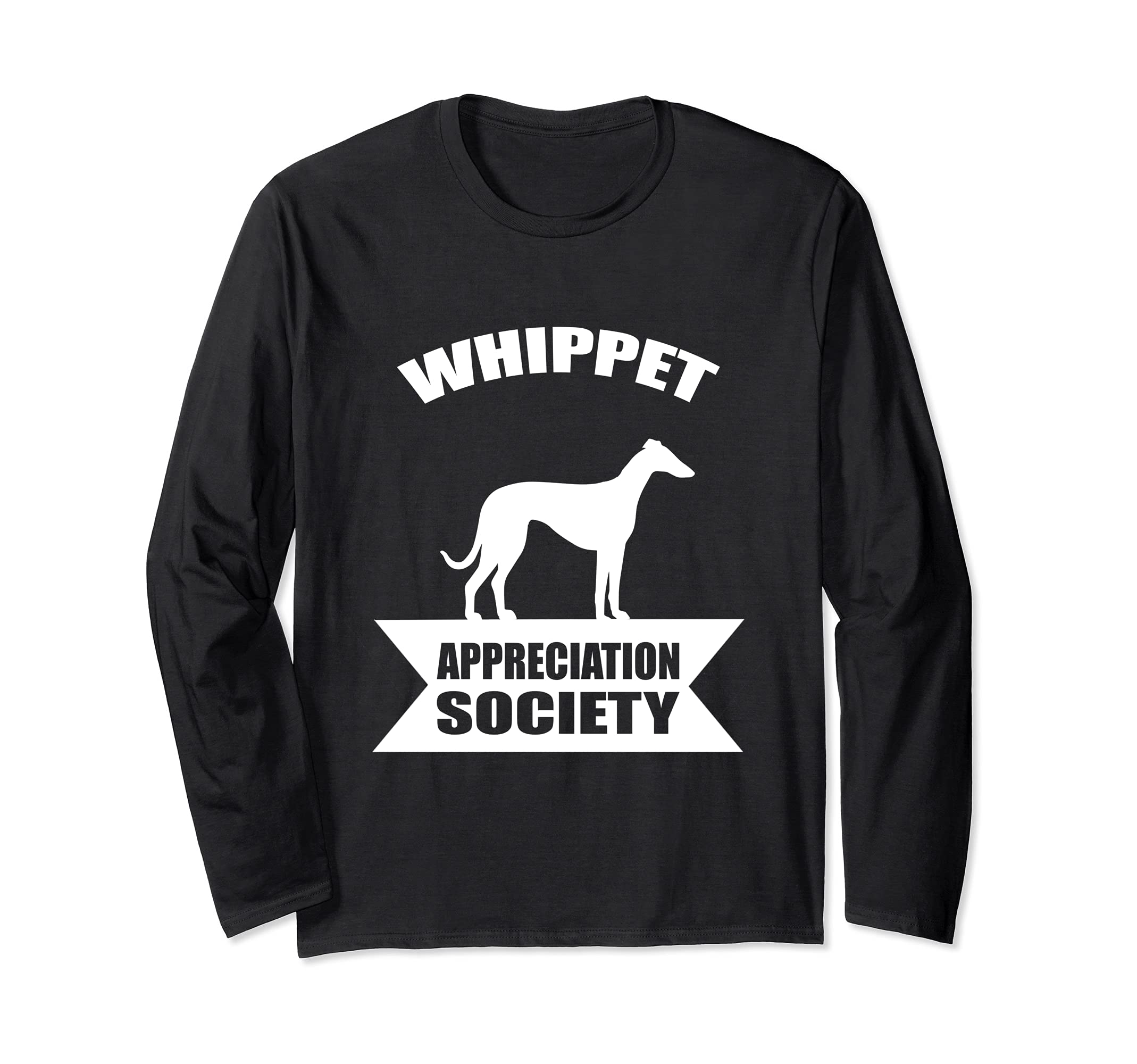 Whippet Dog Long Sleeve T-Shirt