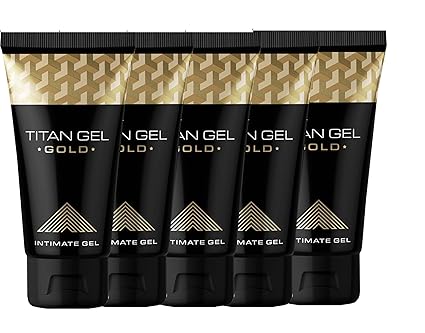 5pcs New Titan Gel Gold Provocative,Penis Enlargement Cream Retarder Intim Gel Sex Time Delay Erection Cream Adult Sex Produc