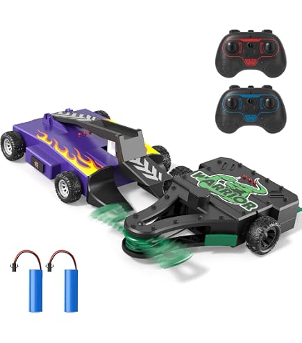 Cetuai Remote Control Battle Robots, 2-Player RC Fighting Toys for Kids Wireless Fighting Robots STEM Toys 2.4 GHz Wireless Game Set Birthday Gifts for Boys and Girls Age 3+ (Grey)