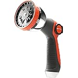 Almadirect Garden Hose Nozzle - Water Hose Nozzle - Garden Hose Sprayer - Hose Nozzle Sprayer - Adjustable 10 patterns Thumb