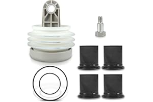 NLIEOPDA 385230980 Pump Bellow Kit with Duckbill Valve and O-Ring Kit Replace for S, T, J series Vacuum Pump Fits for Dometic Sealand RV and Boat Toilet Vacuflush parts