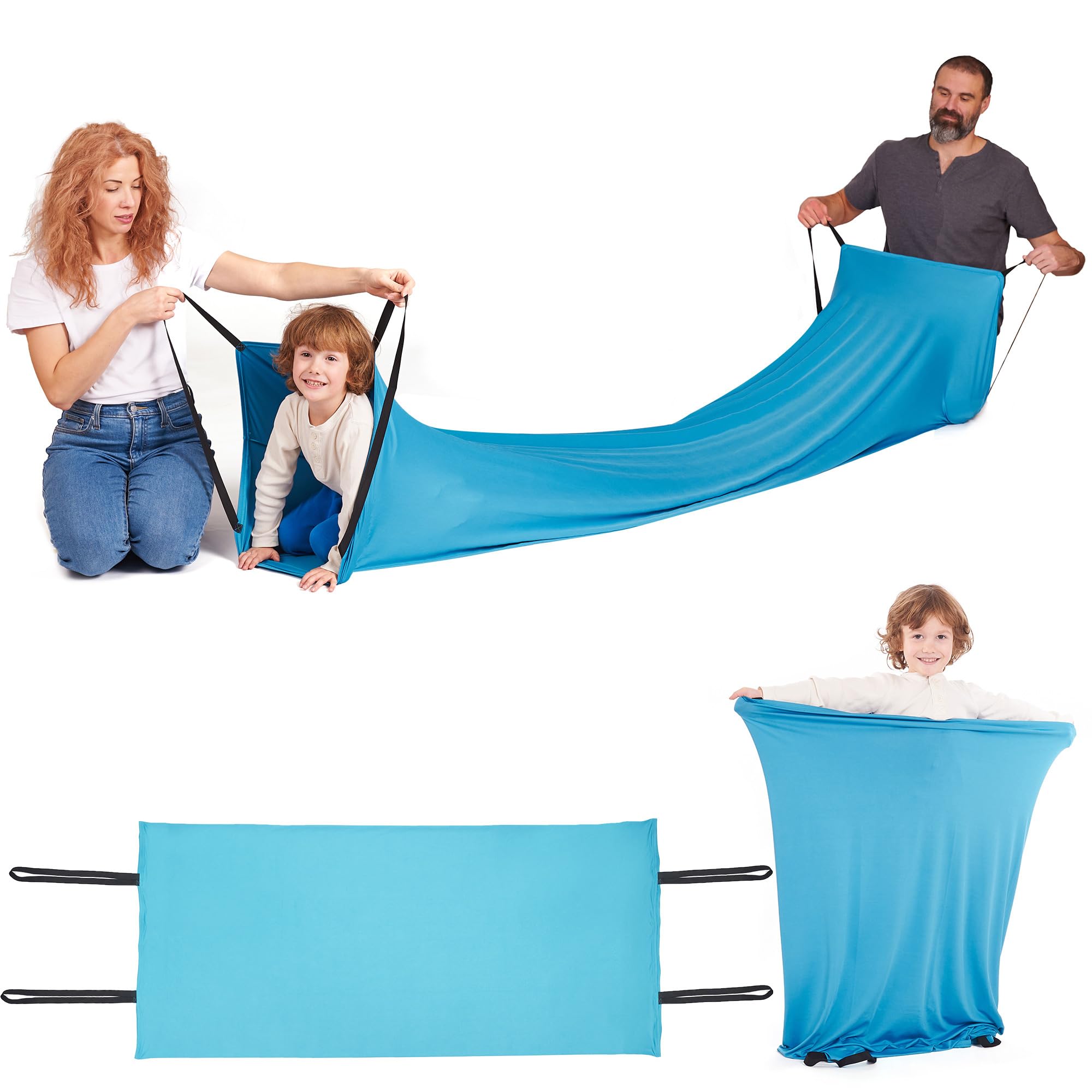 Sensory Tunnel for Kids | Compression Play Fabric Tube | Kids Concept Sheet for Different Ages
