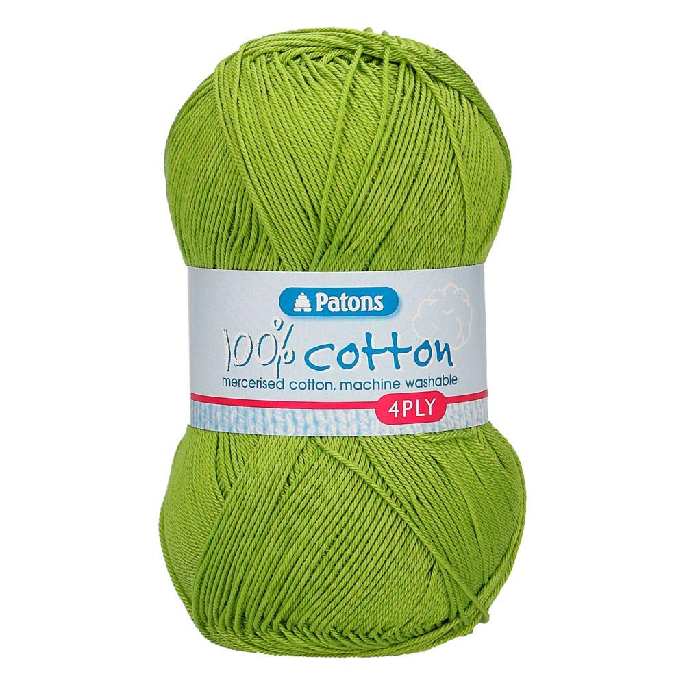 Patons Knitting Yarn, Cotton, Apple, One Size โ image 1