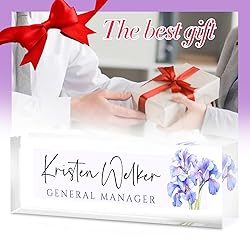Custom Office Name Plate for Desk - Desk Name Plate