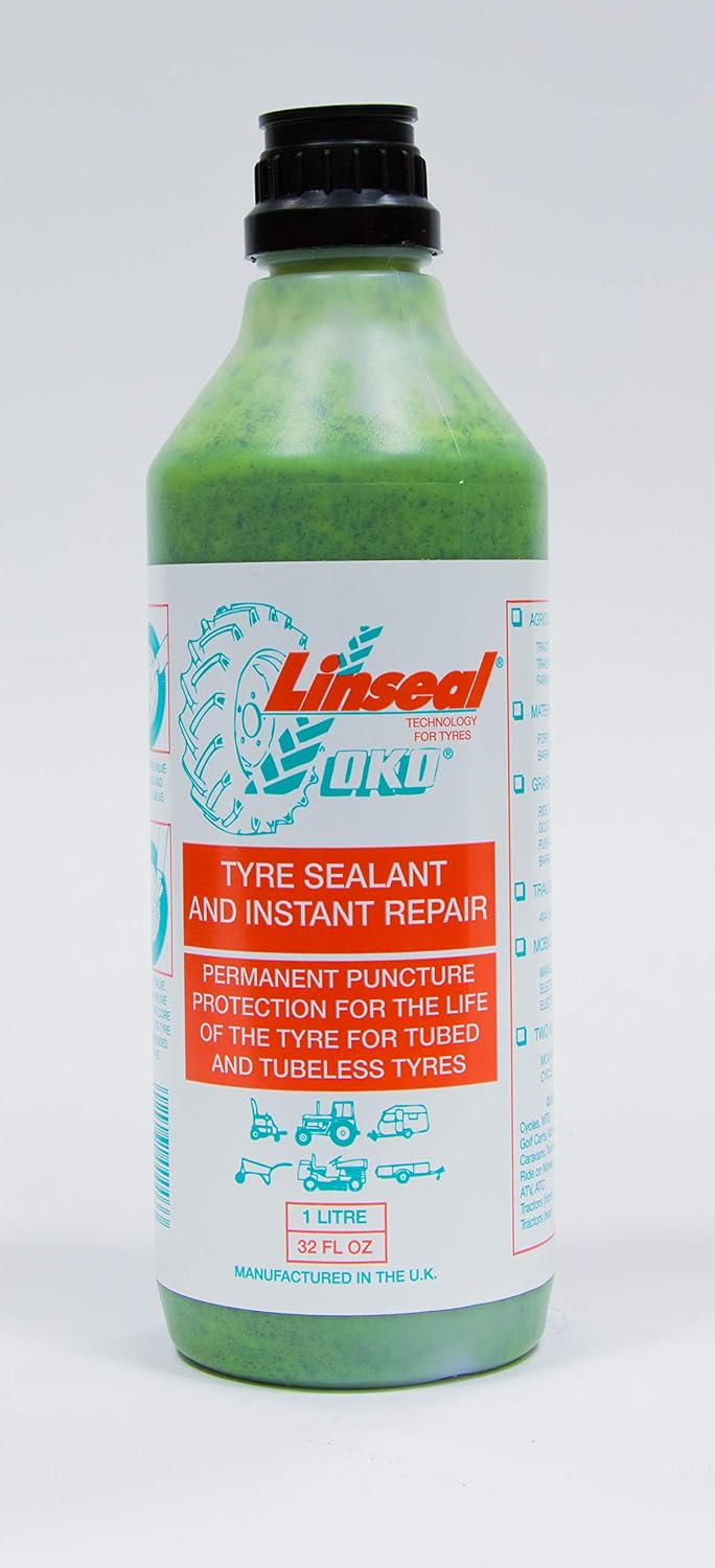 Linseal 1 Litre Tyre Sealant, Green