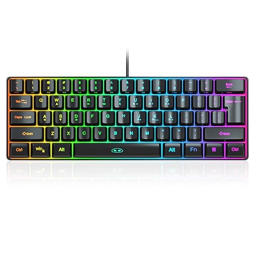 MageGee TS91 Mini 60 Gaming/Office Keyboard,Waterproof Amazon.in