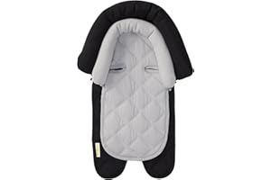 TRAVEL BUG GoldBug Baby & Toddler 2-in-1 Car Seat Head Support - Black