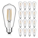Gozelux Vintage LED Edison Bulbs, 6W, Equivalent