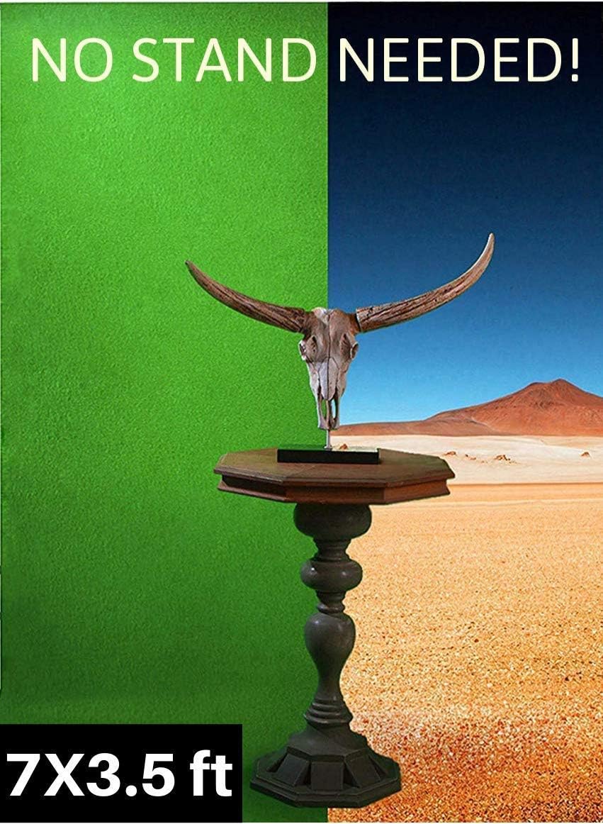 Amputive Green Screen Backdrop Background for YouTube, Chromakey, Photo & Video Production