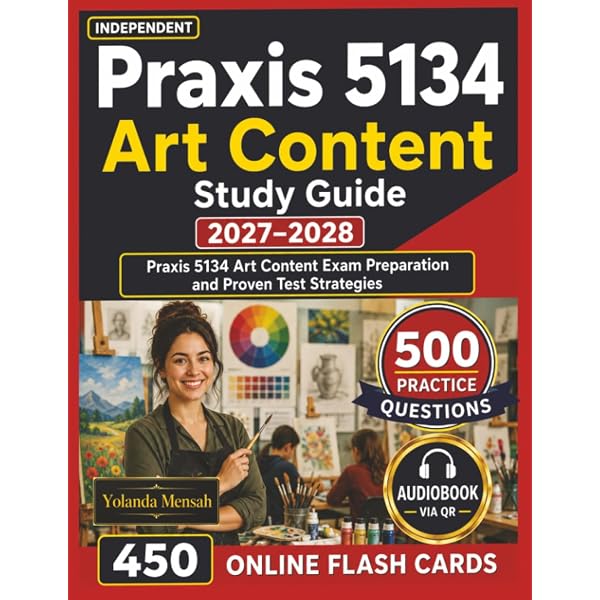 Independent Praxis 5134 Art Content 2027-2028: 500 High-Yield