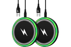 CIQILY Samsung S25 Wireless Android Charger Fast Charging Pad for Samsung Galaxy S25 Ultra/S24 Plus/FE/S23/S22/S21,2Pack 15W Fast Wireless Phone Charger Station for Motorola Edge 2024/G Stylus 5G/Razr 2024
