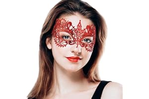 Takmor Lace Masquerade Mask for Women, costume mask lace mask for masquerade party for Costume Venetian Valentine's Day