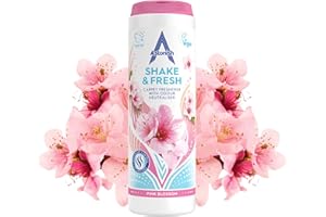 Astonish 350g Shake Fresh Pink Peony Carpet Odor Eliminator Powder - Pet Smell Neutralizer, Vacuum Safe for a Long Lasting Ro