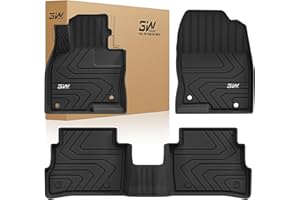3W Floor Mats Compatible for Mazda CX-5 2017-2025 TPE All Weather Floor Liners for Mazda CX5 Accessories Lifespan 10 Years+ C