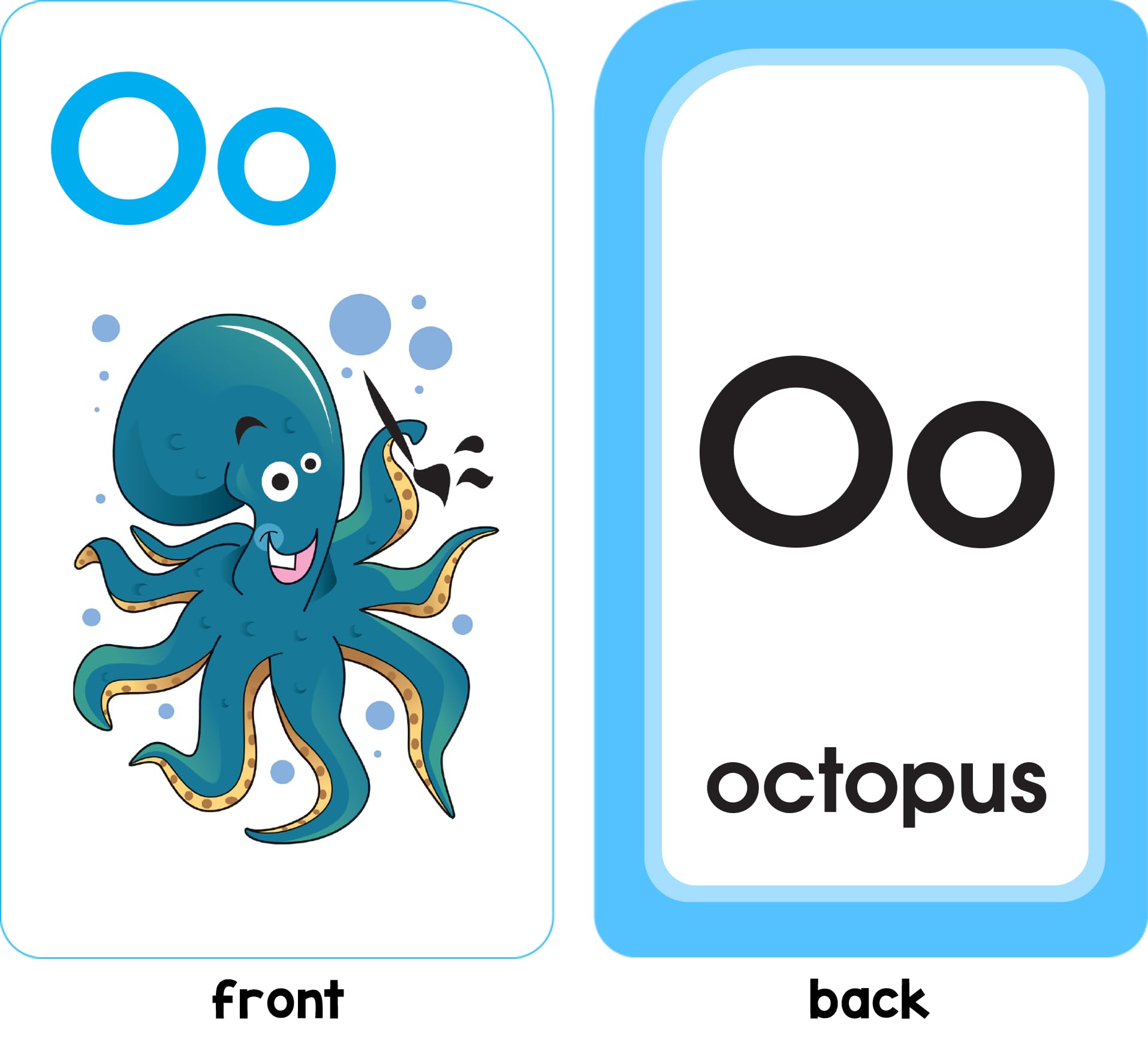 School Zone Alphabet Fun Flash Cards: 56 Cards, Preschool, Kindergarten, ABCs, Uppercase and Lowercase Letters, Spelling, Ages 4 to 6
