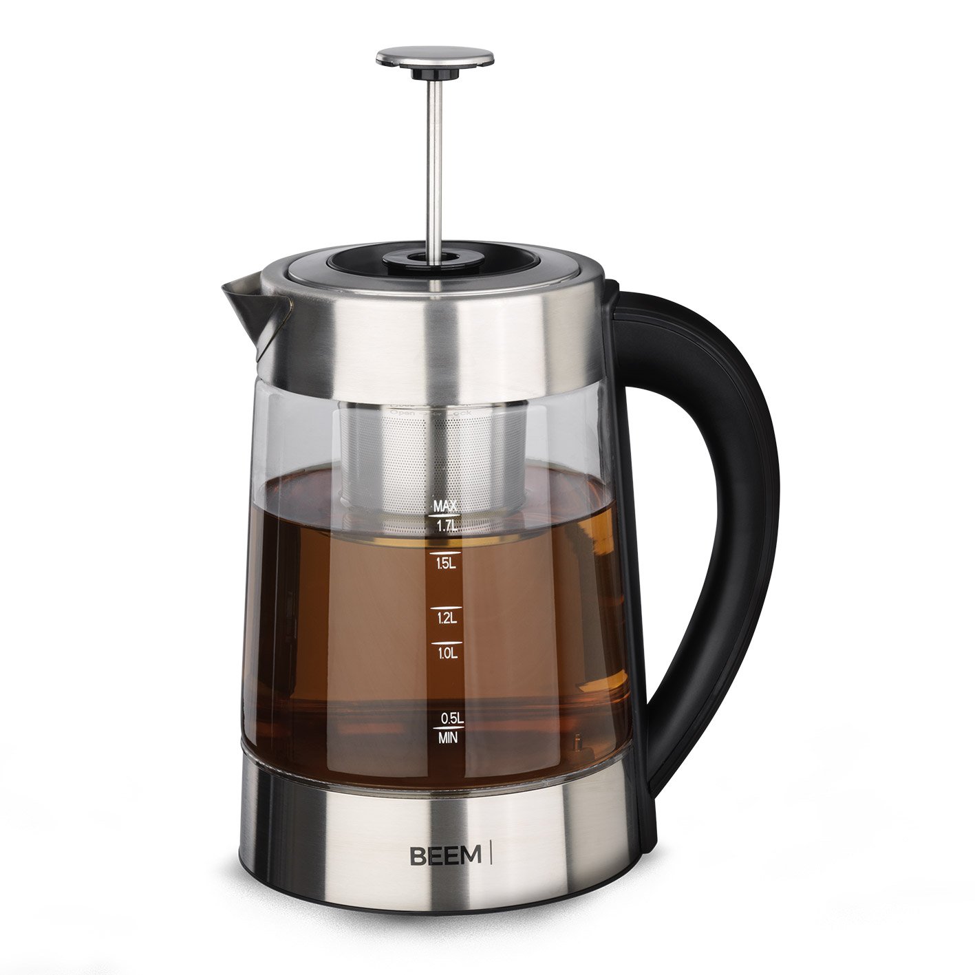 BEEM Germany Tea and Water Glass Kettle 1110SR, 2000W, 1,7L Adjustable