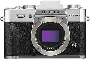 Fujifilm X-T30 Mirrorless Digital Camera, Silver (Body Only)
