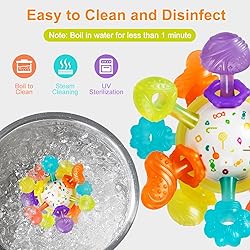 Baby Montessori Sensory Toys for 0-6 6-12