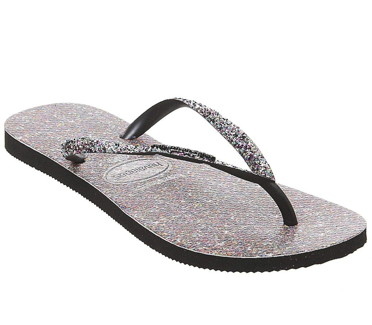 sparkly havaianas flip flops