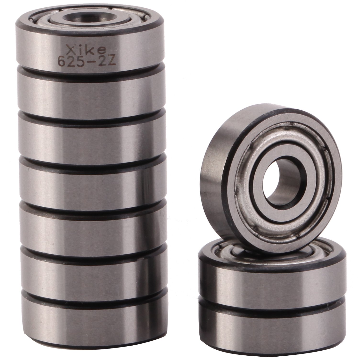 XiKe 6252Z 10 Pack 625ZZ Precision Bearings 5x16x5mm Band Rotate Quiet
