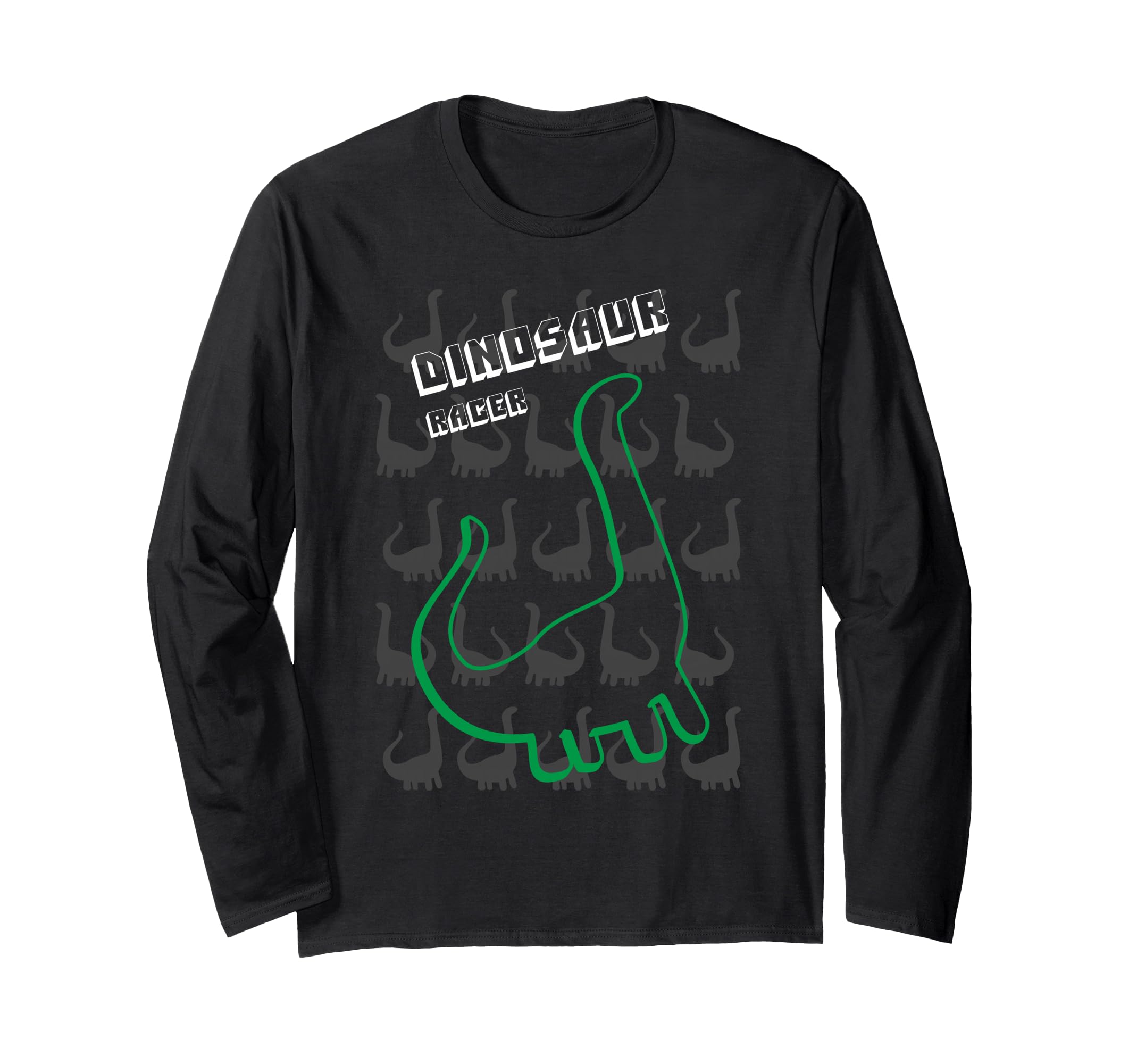 Dinosaur Racer Long Sleeve T-Shirt