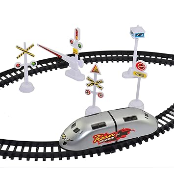 Zuffon High Speed Metro Train with Track & Signal Accessories Battery Operated