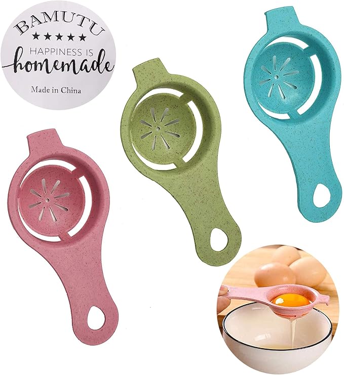 3PCS Egg Separator Egg Yolk White Separator Egg White Separator Egg