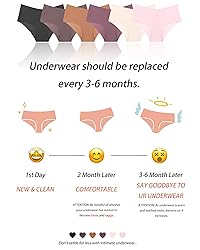 Sth Big High Waisted Seamless Underwear for Women