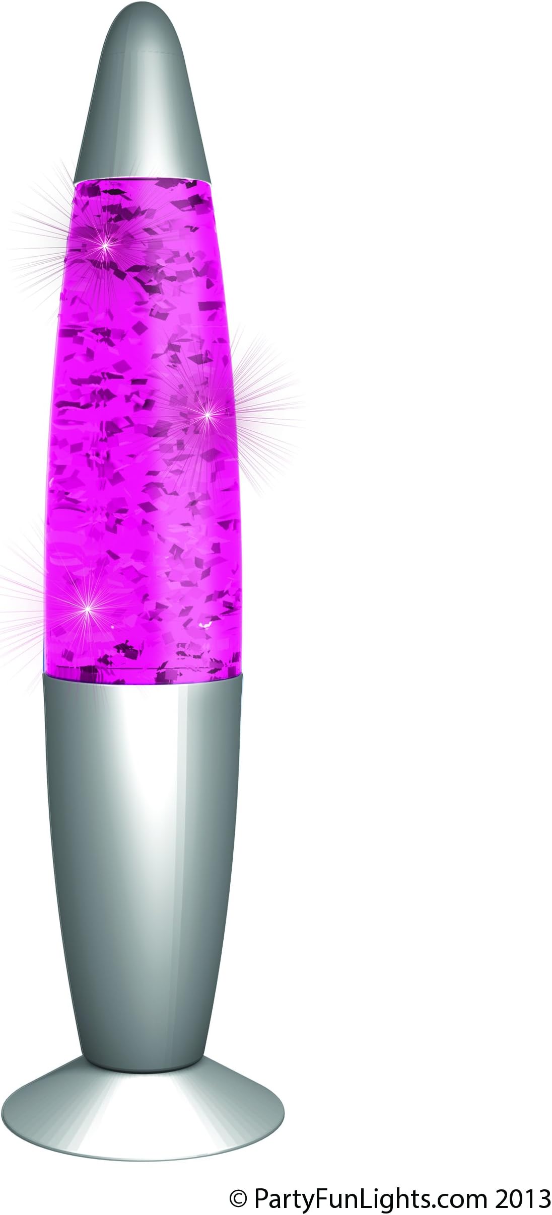 Liquid Motion Mood Light Lava Lamp Pink with Glitter