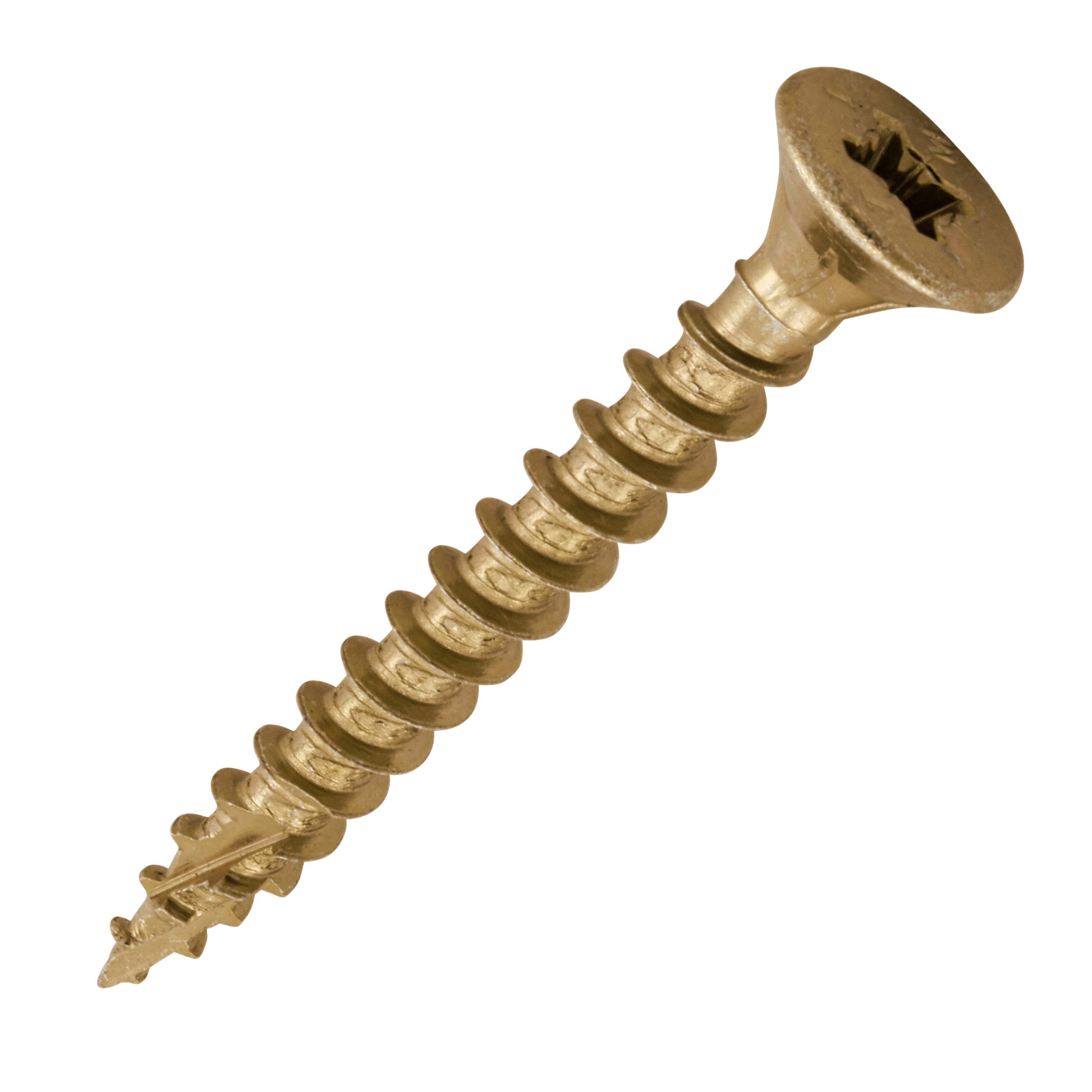 TIMCO C2 Strong-Fix Multi-Purpose Premium Countersunk Gold Woodscrews - 5.0 x 40 - Box of 200