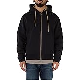 Armani Exchange mens Sherpa Lined Full Zip Hooded Sweatshirt