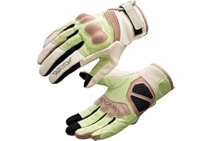 VXW Motorcycle Gloves for Men and Women, Full Finger Touchscreen Motorbike Gloves for BMX ATV MTB Riding