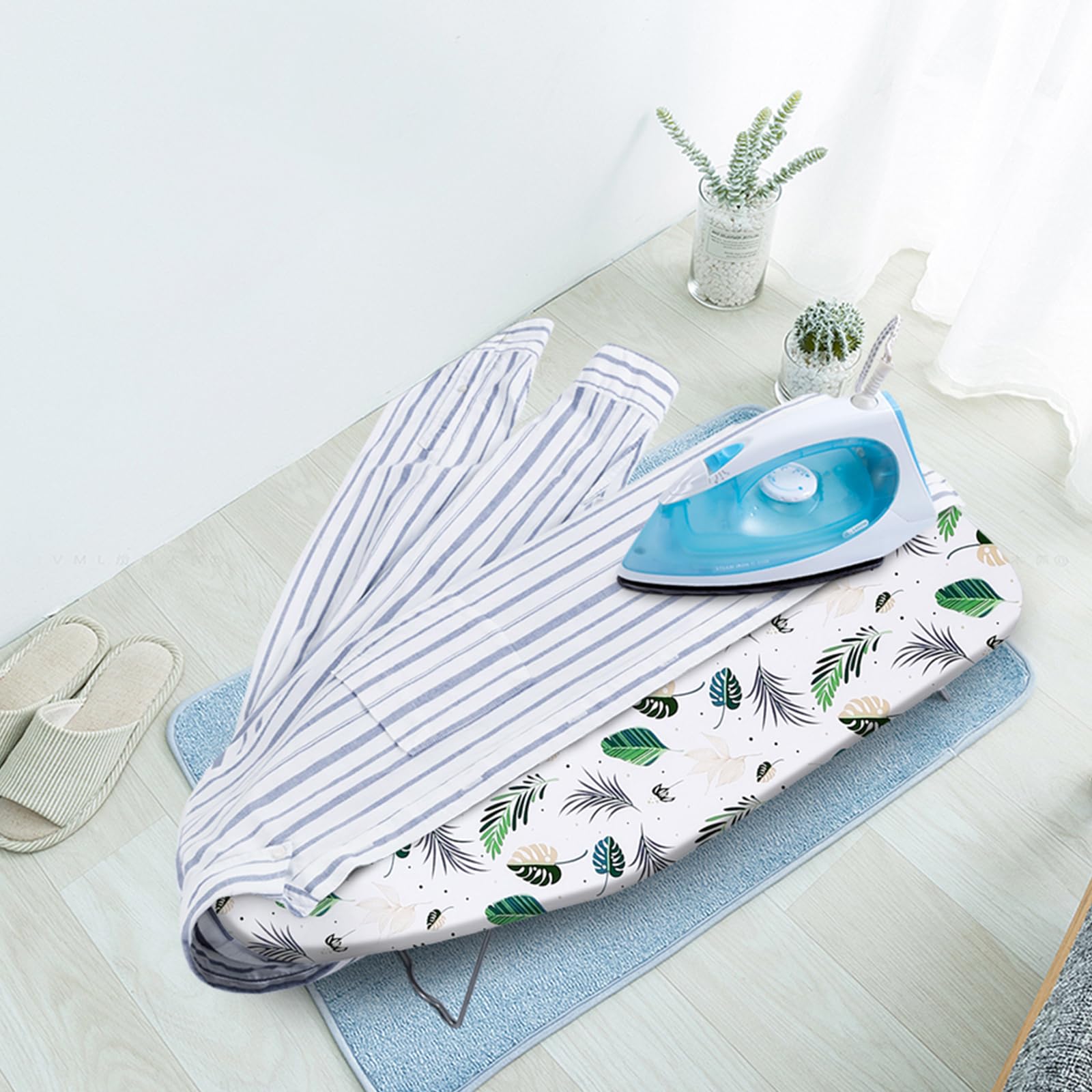 Small Ironing Board Cover Scorch Resistant, Table top Ironing Cover with Padding Heat Reflective Heavy Duty Pad…