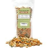 Wasabi Snack Mix, Spicy Wasabi Peas &amp; Asian Rice Crackers 14 Ounce | Spicy Crispy Oriental Snack Blend, Bold Rigato Party Mix, Savory Party Snacks in Resealable Bag