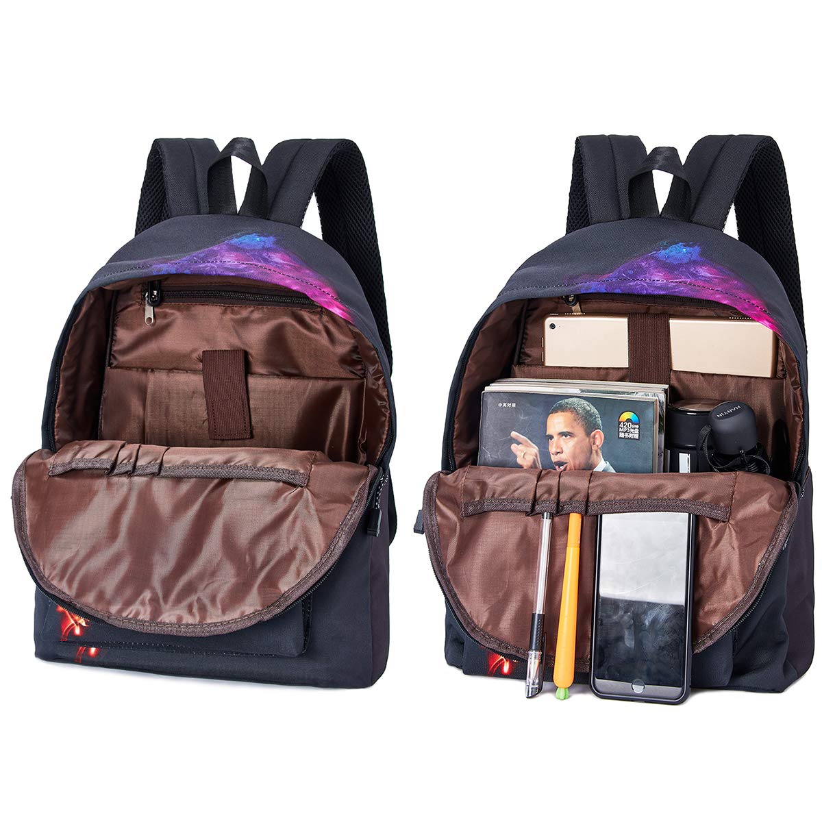 TUONROAD Schulrucksäcke Unisex Geometrie Daypack Laptop Tasche Backpack Freizeitrucksack Rucksack Schulrucksack