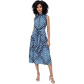 Shoshanna Women's Atlantic Tile Print Pauletta Dress