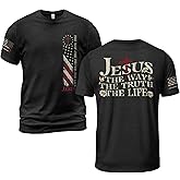 Jesus The Way The Truth and The Life Shirt, Religious Shirts for Men, Cross Shirt, Christian Shirts for Men, Jesus Tshirts 1