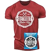 Detroit Shirts for Men by Detroit Rebels T-Shirt Brand. Motor City D Apparel.